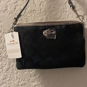 Coach zip wristlet